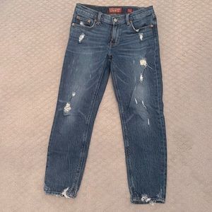 Lucky Brand jeans, size 25, distressed